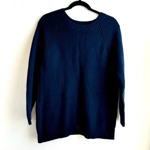 Talbots Navy Blue Knit Sweater Size 1X